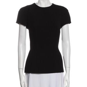 L’agence black shirt with zip up back